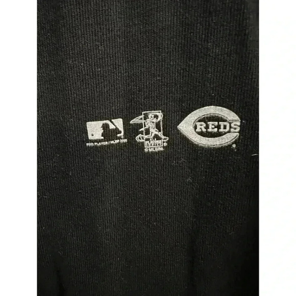 Y2K Ken Griffey JR Pro Player TShirt LG Reds Baseball Black Red HOF MLB NWT Rare - Picture 3 of 6